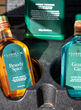 美国克拉伯曼Clubman Brandy Spice男士白兰地酒须后水爽肤水保湿