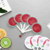 Мультяшный свежий милый прохладный маленький круглый веер