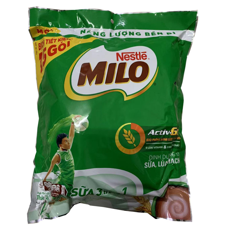 越南进口雀巢Nestle美禄milo麦芽可可粉巧克力速溶饮料400g瓶装-图0