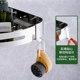 Thickened 304 stainless steel 2-layer punch-free corner rack