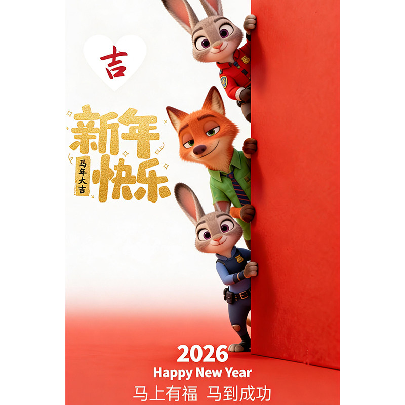 疯狂动物城2主题新年活动布置装扮定制KT板气球氛围生日背景拍照,淘宝优惠券,粉丝福利购,淘宝优惠卷