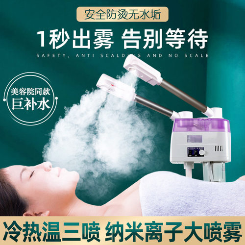 泰东冷热喷雾机美容仪补水双喷蒸脸器热喷仪美容院专用蒸汽蒸脸仪 - 图0