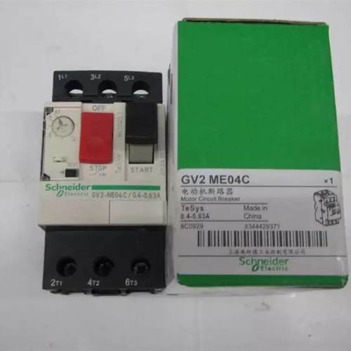 原装正品GV2ME04C 04063A施耐德电动机保护用空气开关断路器询价 - 图0
