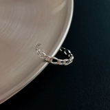 Tide, цепь, небольшое дизайнерское кольцо, серебро 925 пробы, на указательный палец, простой и элегантный дизайн, легкий роскошный стиль