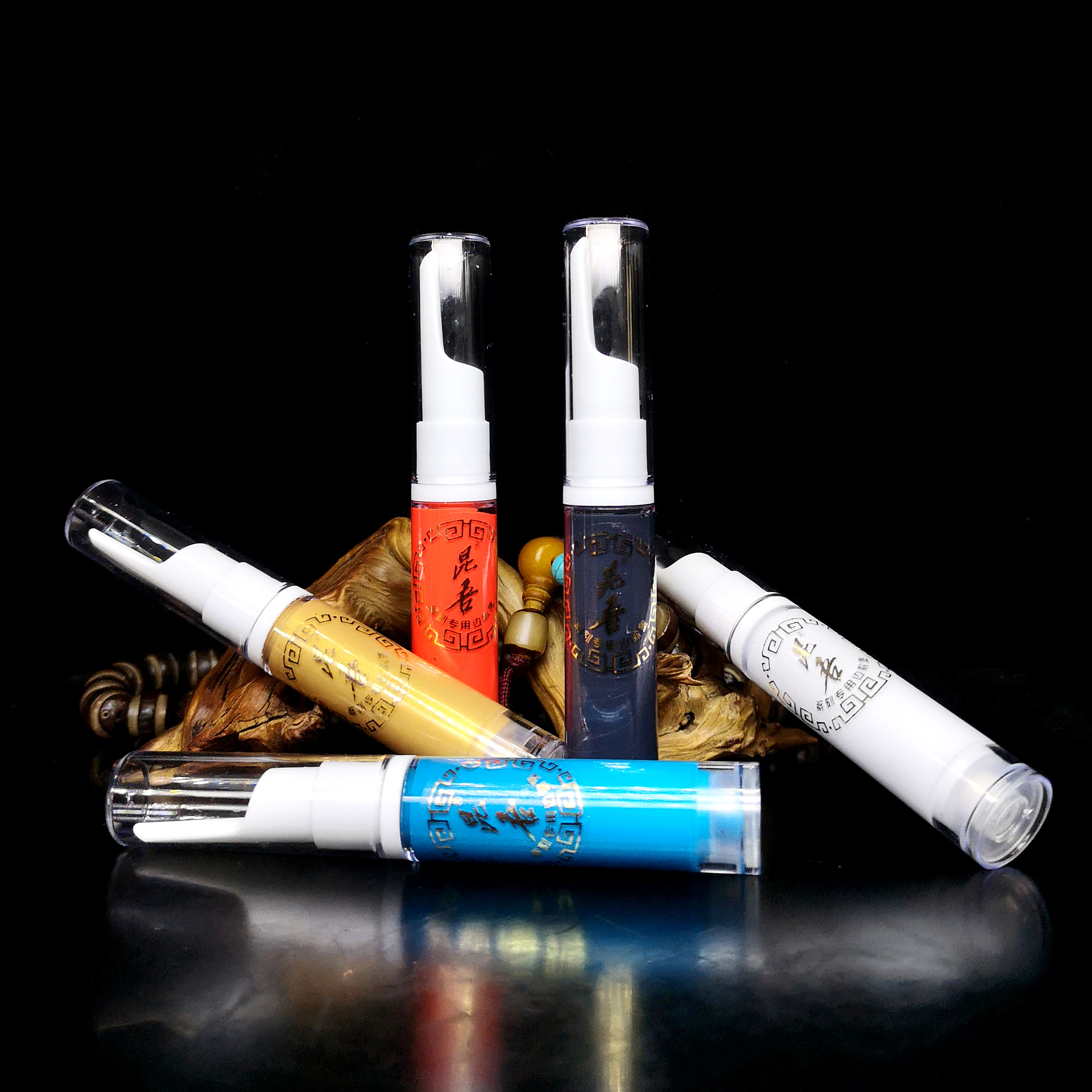 昆吾牌篆刻防水边款墨,职业印社专用边款墨,膏体,易擦,防水!-图0