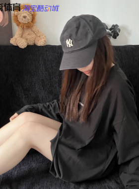 可调节鸭舌帽软顶男女情侣小标