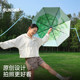 SUNSKIP supermarket double-layer titanium silver sunscreen umbrella three-fold parasol anti-UV portable sun umbrella for women