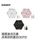 SUNSKIP polka double-layer sunscreen titanium silver umbrella anti-UV sun umbrella 50% off sunshade umbrella can be used in rain or shine