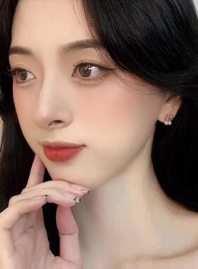 复古可爱女925银针可爱樱桃耳钉