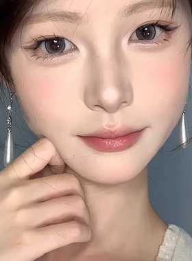 S925银针复古水滴珍珠耳环耳夹