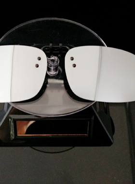 新款小夹子反光膜潮人偏墨镜