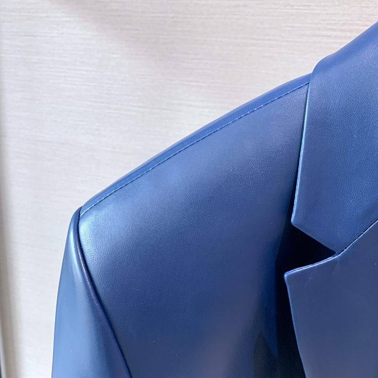 真皮衣男商务休闲时尚绵羊皮西服西装秋冬新款帅气外套 赫祖丁,淘宝优惠券,粉丝福利购,淘宝优惠卷