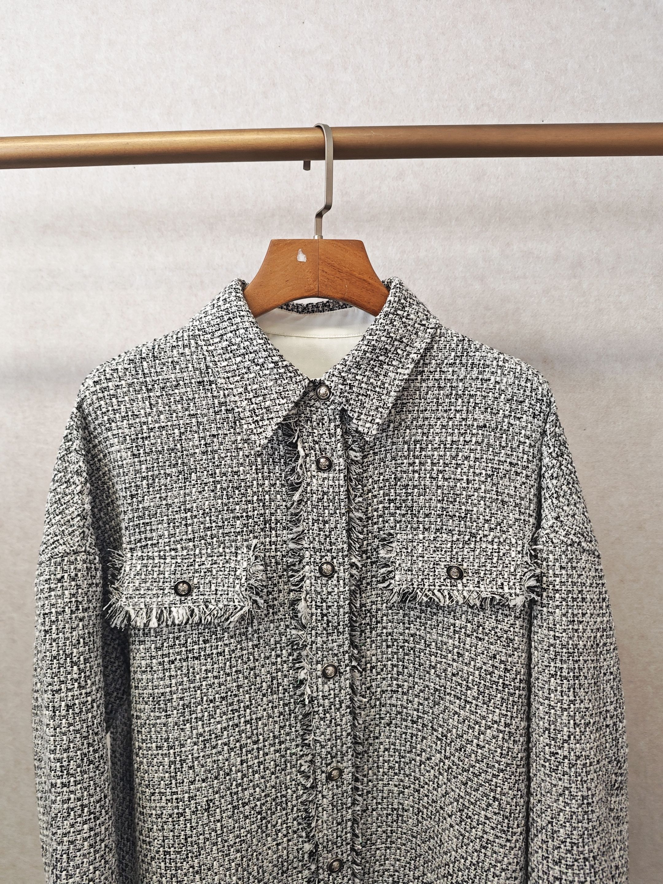 大牌专柜25新款福利&粗呢小香风款长袖外套（不退换）15037 - 图1