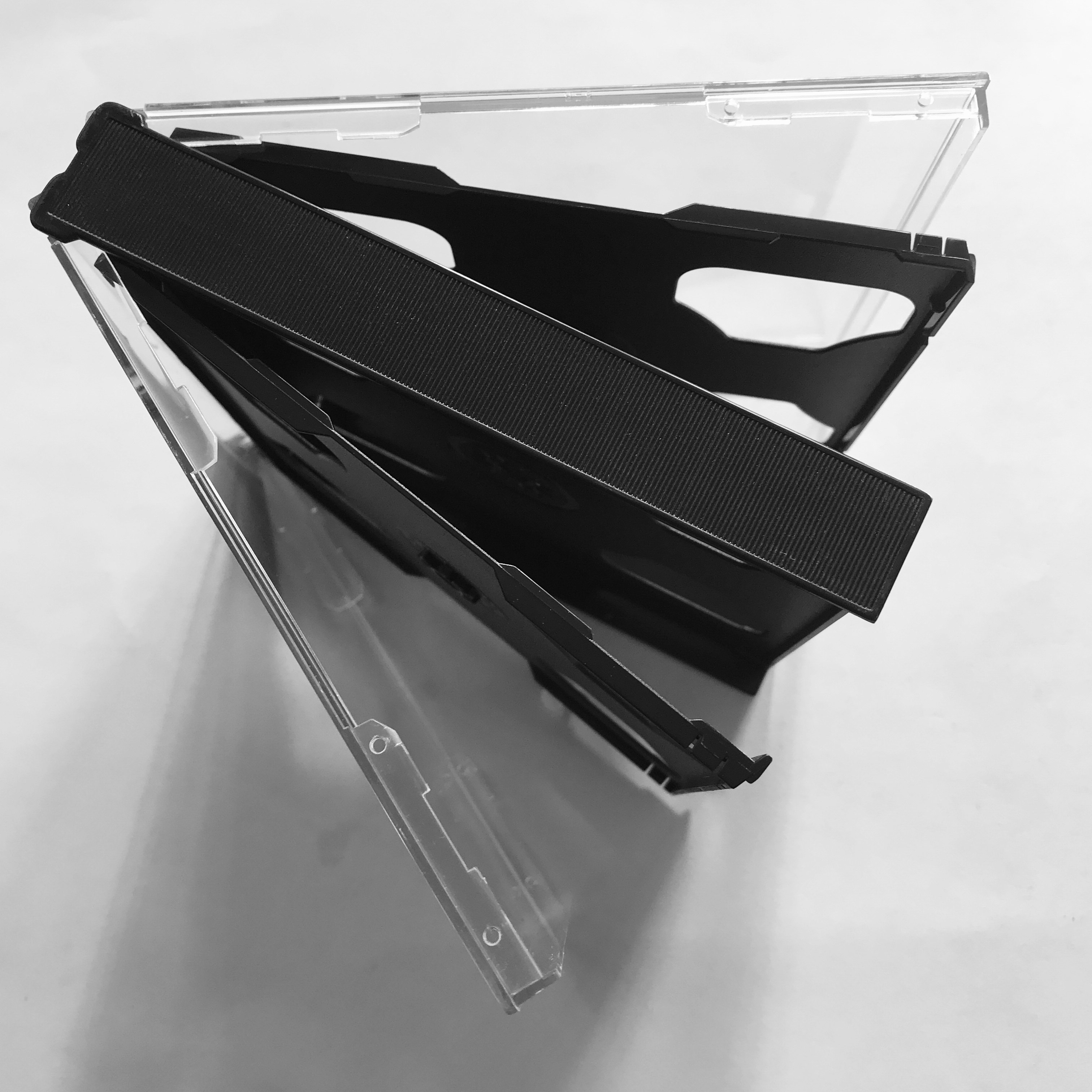 进口原版CD盒 CD光盘盒子 透明黑底5CD空盒 5CD厚盒 加厚5碟黑盒,淘宝优惠券,粉丝福利购,淘宝优惠卷