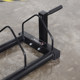 Strength area removable rack trolley barbell plate rack