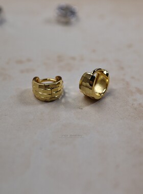 防过敏925纯银耳钉小众轻奢耳扣