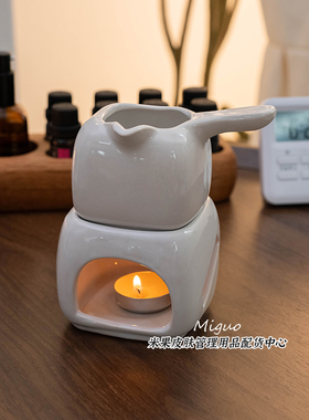 美容院陶瓷精油加热炉器大容量蜡烛香薰炉芳疗spa按摩推拿分离款