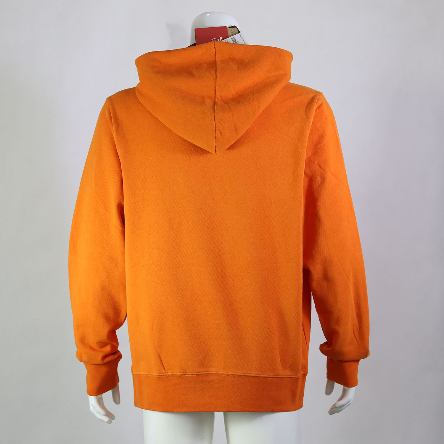 户外春季时尚橙色连帽卫衣男士连帽衫休闲秋冬加绒外套大板上衣