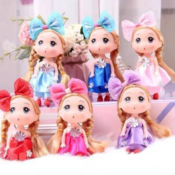 12cm ສັບສົນ doll ງາມ mini doll ເດັກຍິງເດັກນ້ອຍ Princess ອະນຸບານລາງວັນ toy ຂອງປະທານແຫ່ງວັນເດັກນ້ອຍ