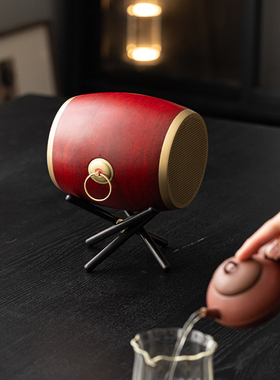 本兮传家鼓新中式铜木声学TWS蓝牙音箱SNTD中国风复古铜鼓