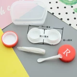 Милая прозрачная пластиковая коробка для хранения, невидимые портативные очки, простой и элегантный дизайн