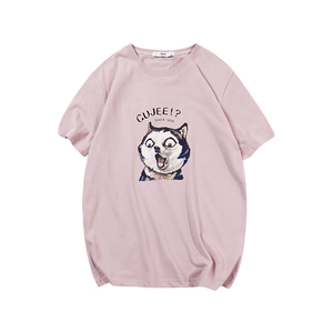 夏季潮流日系圆领t恤