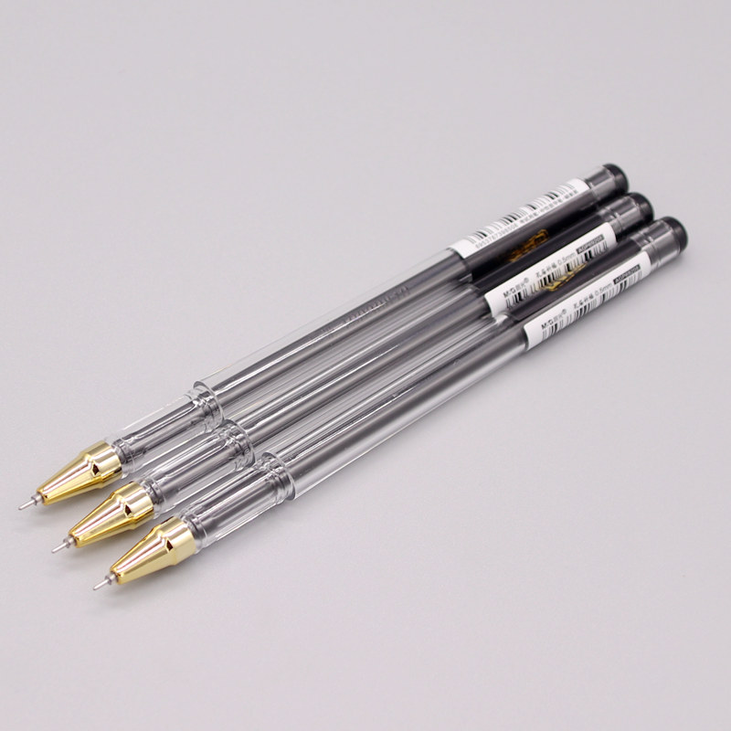 晨光文具孔庙AGP69208全针管中性笔0.5mm笔芯学生水笔碳素黑 - 图3