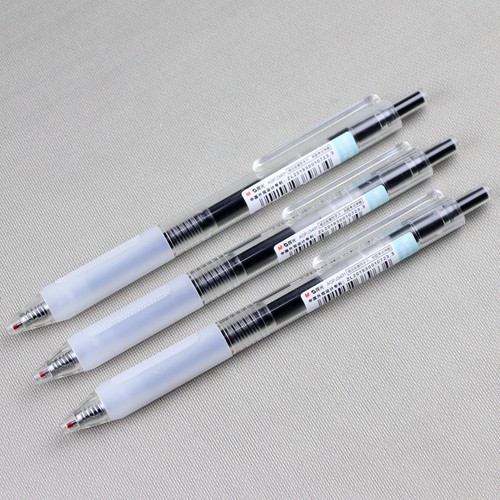 晨光小毛刷速干AGPJ3401按动中性笔0.5笔芯学生简约水笔ST笔尖 - 图3