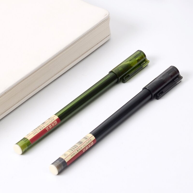 晨光文具优品AGPA1701中性笔0.5mm全针管笔芯水笔签字笔蓝红黑色 - 图1