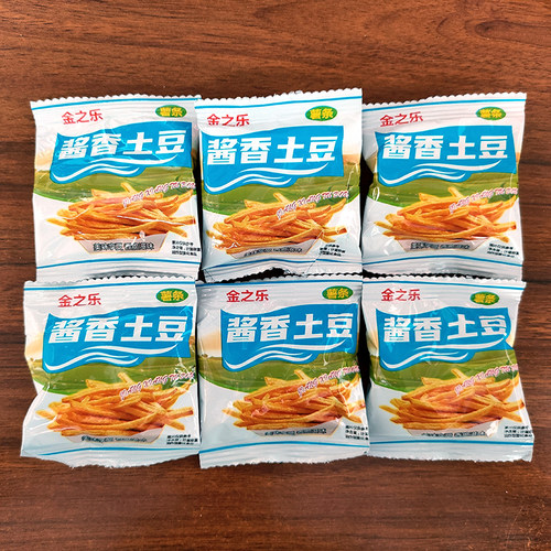 金之乐酱香土豆薯条童年儿时怀旧食品办公室休闲膨化零食小吃 - 图1