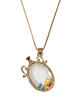 日韩版时尚个性香水瓶项链女饰品