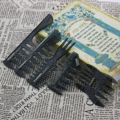 Масляная головка расчесывает мужское расчесывание, расчесывание расчесываемое расчесывание в стиле расчесывание, мода мода, парикмахерские, наборы с большими зубами