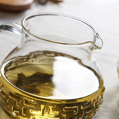 台湾宜龙eilong家用办公耐高温玻璃茶大师如意纹煮茶器过滤泡茶壶 - 图0