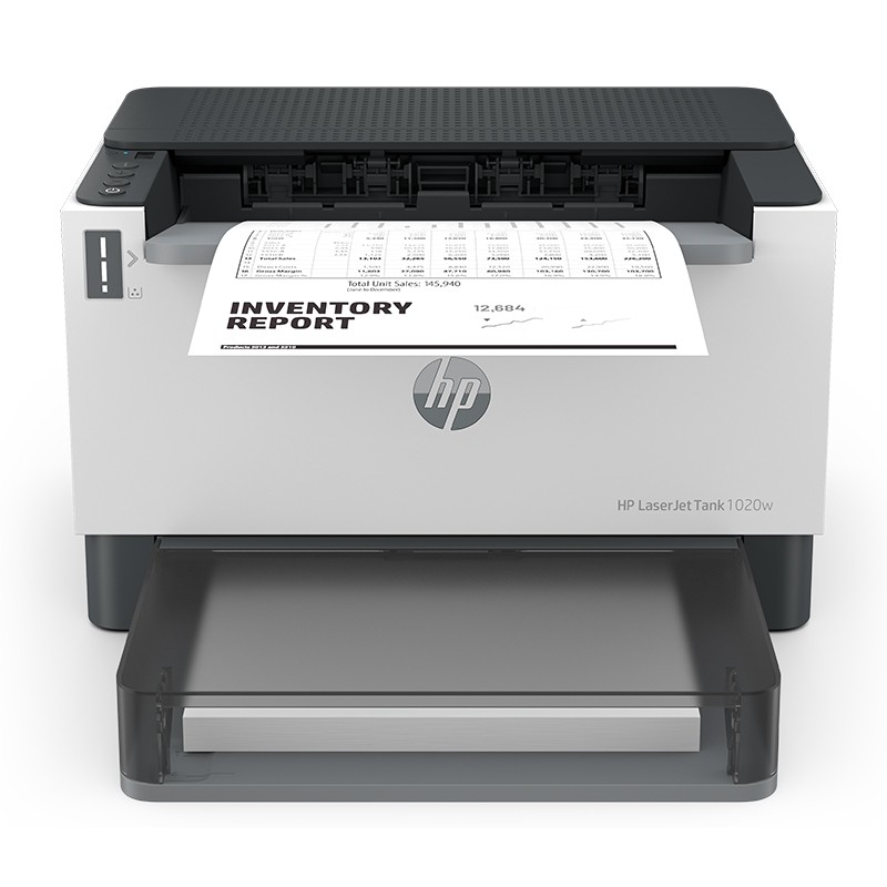 HP black and white laser printer large toner bin double sided