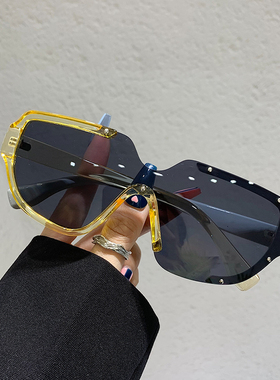 陈伟霆同款防风一体式墨镜女