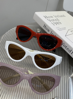 高级感猫眼发箍墨镜女韩版可折叠