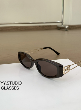 墨镜女椭圆猫眼jennie同款太阳镜