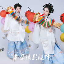 Pregnant woman takes photos of new Chinese style photo new Chinese photo Song Dynasty retro ancient Tang Costume Gown for Han Costume Photography Photo Costumes