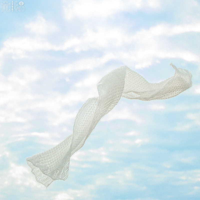 元织漫舞 新款真丝马海毛围巾毛线手工diy百搭镂空披肩编织材料包,淘宝优惠券,粉丝福利购,淘宝优惠卷