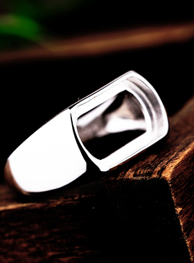 光面戒托翡翠蜜蜡光面马鞍托戒托