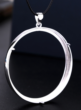 diy镶嵌翡翠绿松石牌子吊坠空托