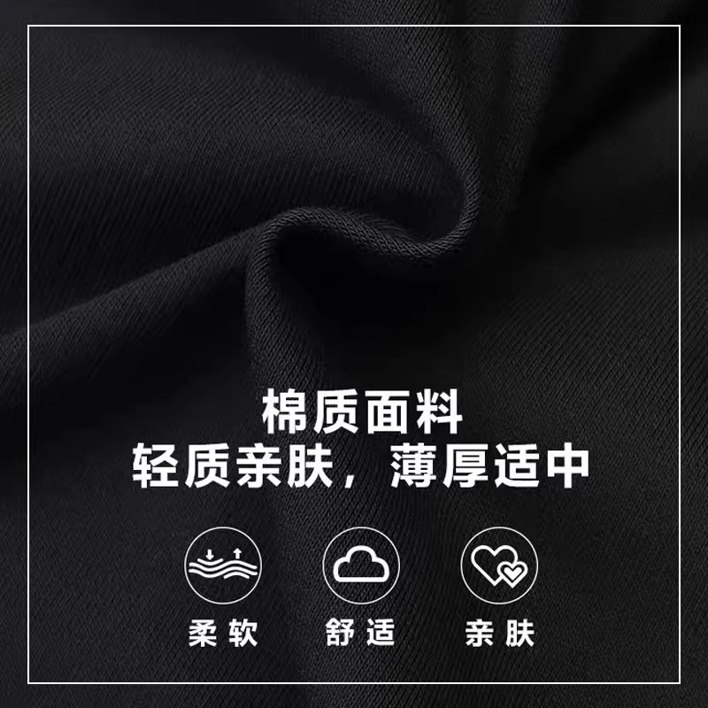 李宁卫裤男士夏季新款青少年潮流透气垂感阔腿裤休闲宽松直筒裤男 - 图1