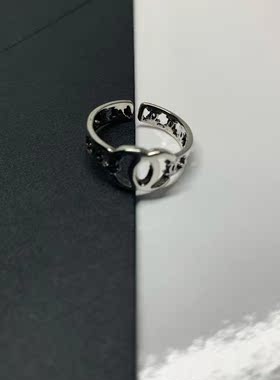 复古造型戒指s925时尚欧美可调节
