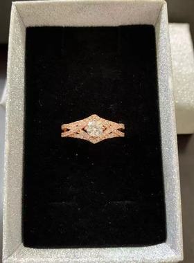 新款18号戒指时尚简约白金色女士