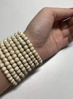 复古中国风弹力串手链单圈手串全新女式时尚优雅珠珠装饰手链手饰