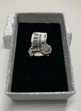 18号玫瑰金色欧美风指环女戒新品