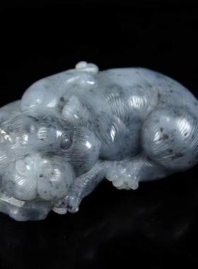 挂件天然精雕招财貔貅新疆和田玉