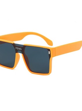 长脸个性嘻哈太阳眼镜方形遮阳镜