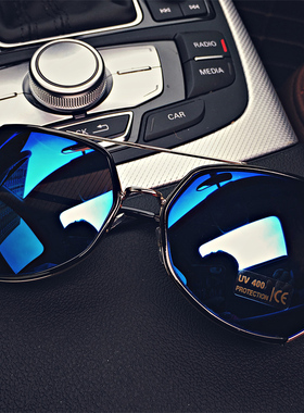 蛤蟆镜墨镜飞行员男大框