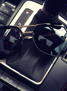 个性大黑方框开车司机太阳镜